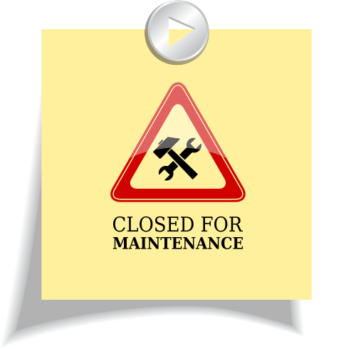 Closed for maintenance